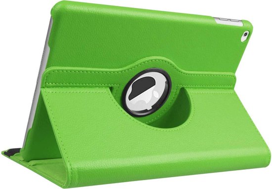 Apple iPad 7 10.2 (2019) Tablethoes - Groen - Draaibare Bookcase