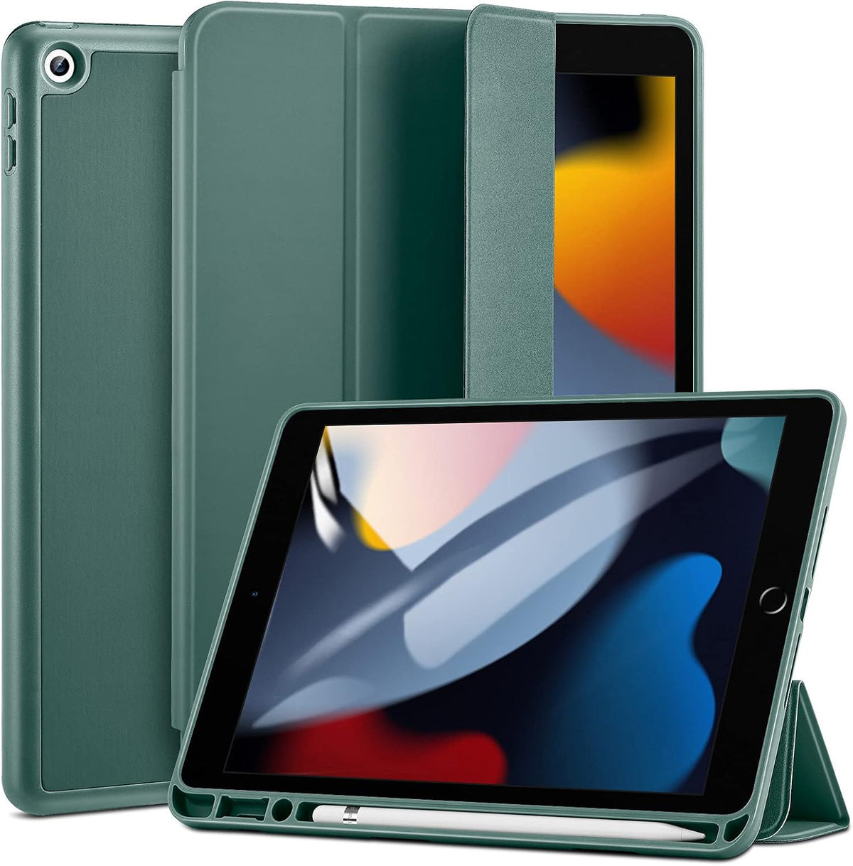 Apple iPad 8 10.2 (2020) Tablet Case - Green - Smart Cover
