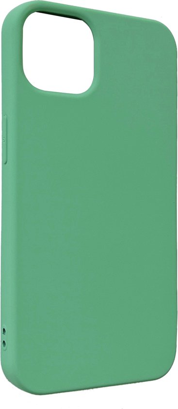 Apple iPhone 14 Hoesje - Licht Groen - Siliconen Back Cover