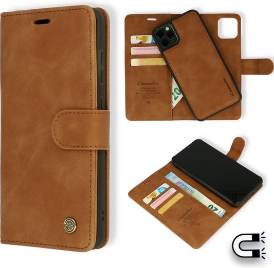 Samsung Galaxy S21 Plus Hülle - Sienna Brown - 2-in-1 Klapphülle mit Kartenfach