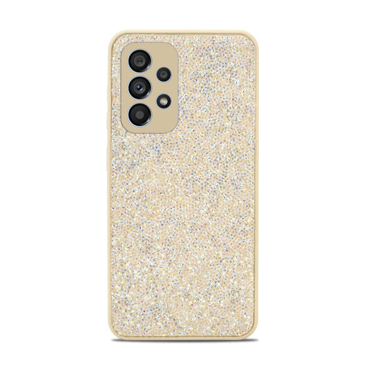 Samsung Galaxy A53 Hoesje - Goud - Diamant Glitter Back Cover