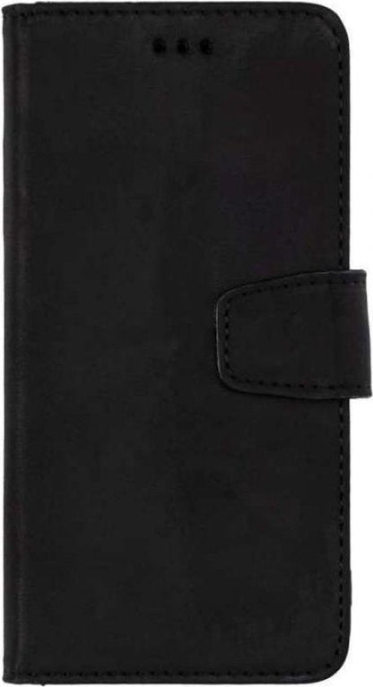 Apple iPhone 11 Hoesje - Zwart - Echt Leren Bookcase