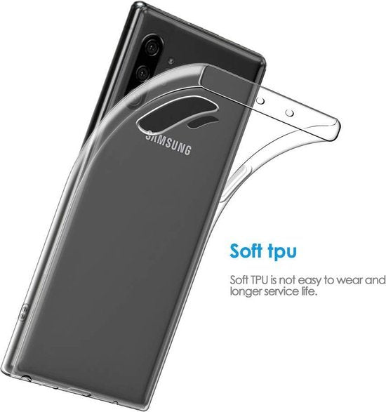 Samsung Galaxy Note 10 Plus Case - Clear - Silicone Back Cover