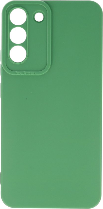 Samsung Galaxy S22 Plus Hoesje - Groen - Siliconen Camera Bescherming Back Cover