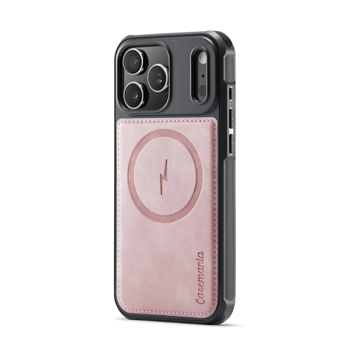 Apple iPhone 18 Pro Hoesje - Pale Pink - Kunstleer MagSafe Back Cover
