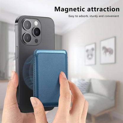 Porte-cartes magnétique avec support Casemania - Bleu