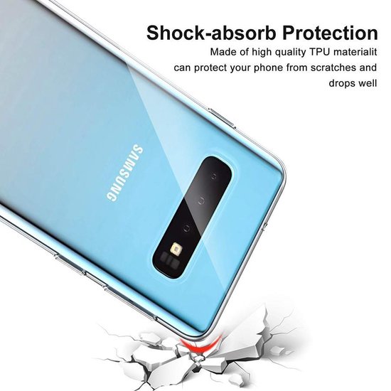Samsung Galaxy S10+ Case - Clear - Silicone Back Cover