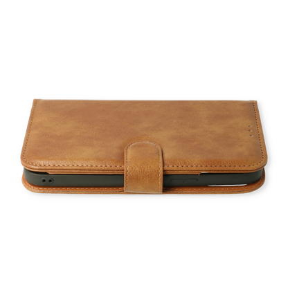 Apple iPhone 15 Pro Hoesje - Bruin - 2 in 1 MagSafe Bookcase met 10 Kaart Vakken