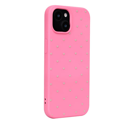 Apple iPhone 13 Mini Case - Neon Pink - Hearts Back Cover