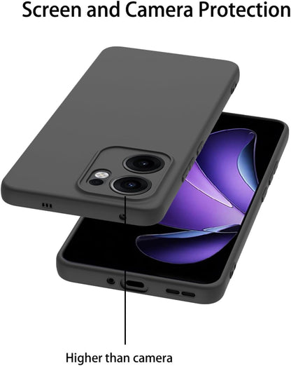 Oppo Reno 13 FS Hoesje - Zwart - Siliconen Back Cover