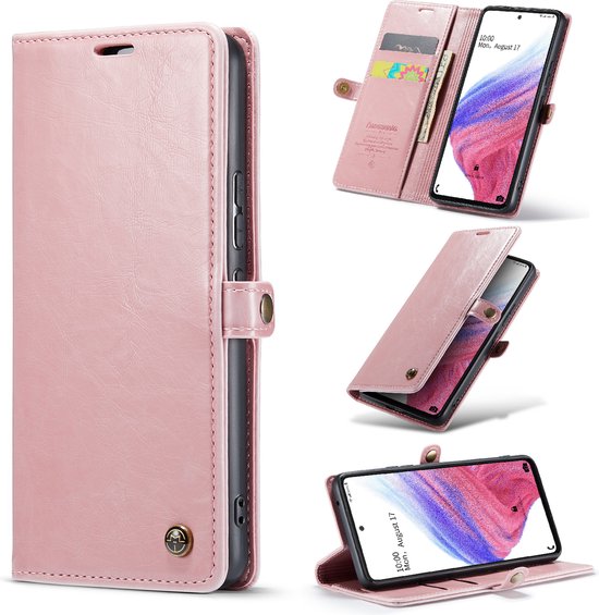 Samsung Galaxy A53 5G Hoesje - Pale Pink - Dunne Bookcase