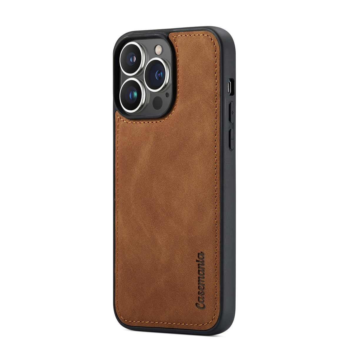 Apple iPhone 15 Pro Max Hoesje - Sienna Brown - 2 in 1 Bookcase