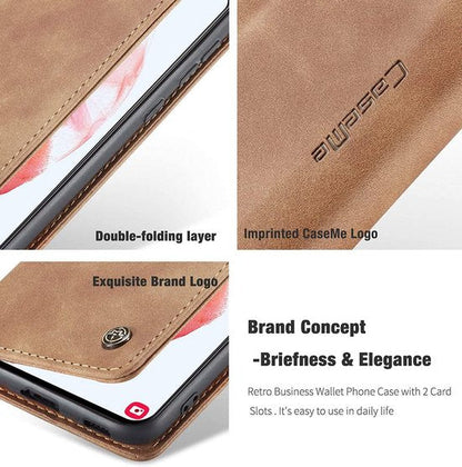 Samsung Galaxy S21 Plus Hoesje - Sienna Brown - Dunne Bookcase