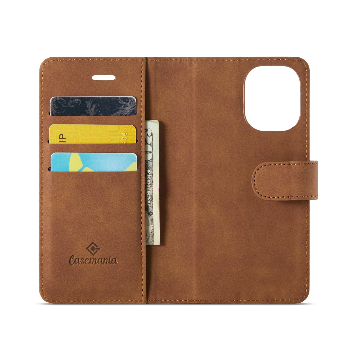 Apple iPhone 16 Case - Sienna Brown - 2-in-1 Wallet Case