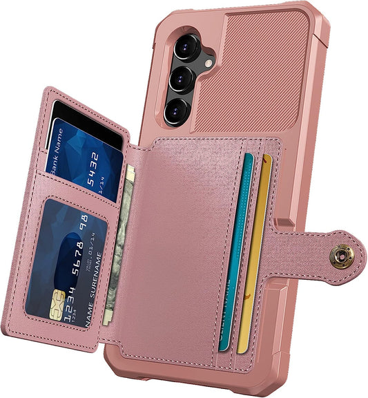 Samsung Galaxy A14 Hoesje - Rosegoud - RFID Back Cover
