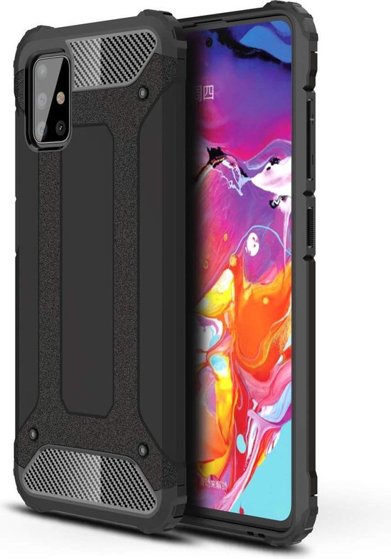Coque pour Samsung Galaxy A51 - Noir - Étui arrière anti-choc