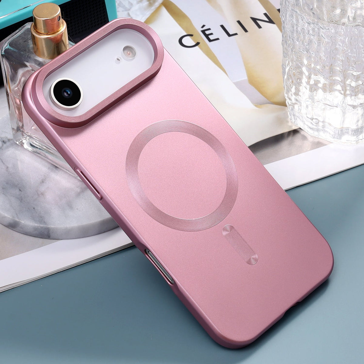 Apple iPhone Air Case - Pink - Matte Silicone MagSafe Back Cover