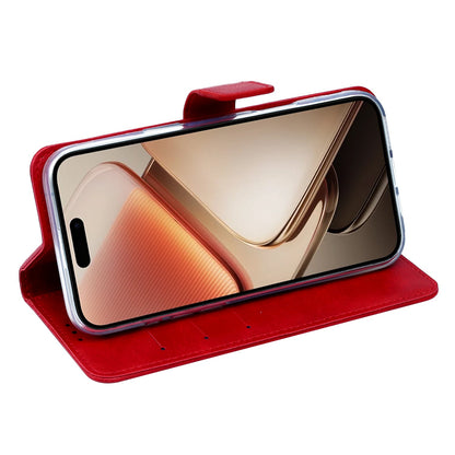 Samsung Galaxy S25 FE Hoesje - Rood - Portemonnee Bookcase