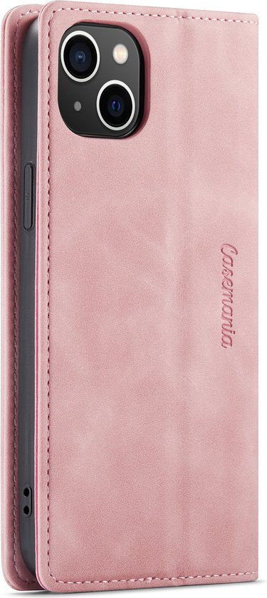 iPhone 14 Plus Hoesje - Pastel Lila - Dunne Bookcase