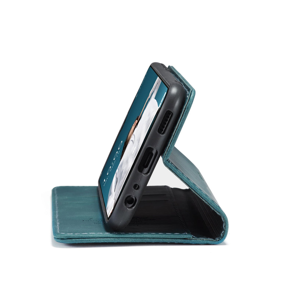 Oppo A79 Hülle - Emerald Green - Schlanke Klapphülle mit Kartenfach