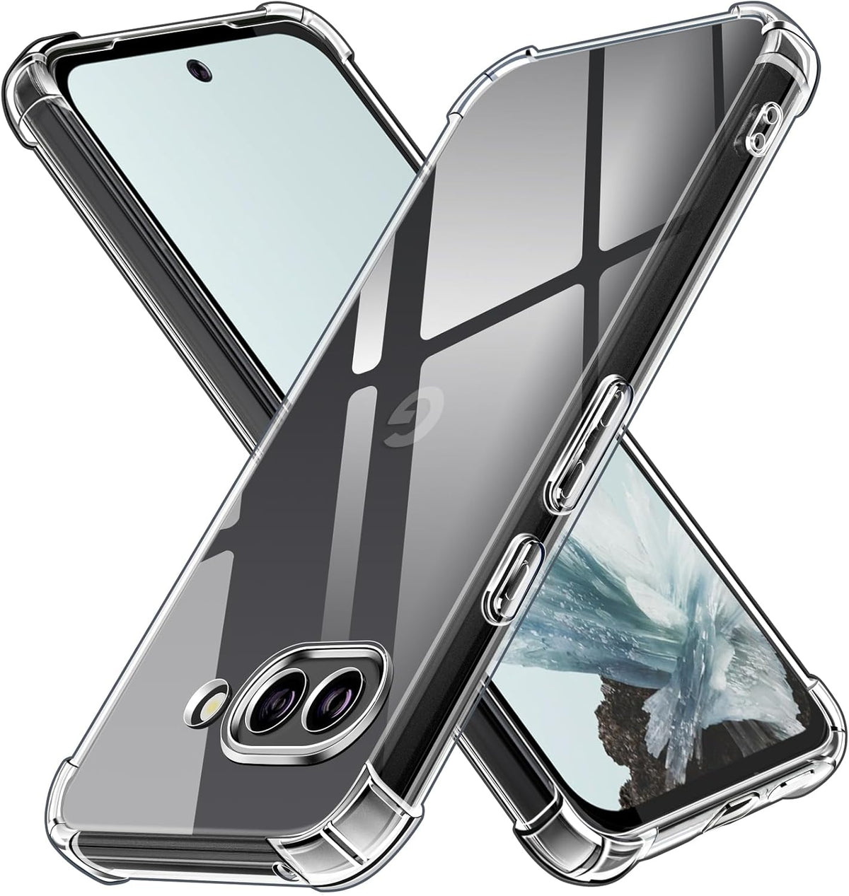 Google Pixel 9a Hülle - Transparent - Stoßfestes Backcover