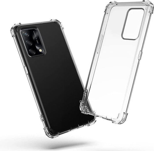 OPPO A74 4G Hoesje - Transparant - Anti-Shock Back Cover
