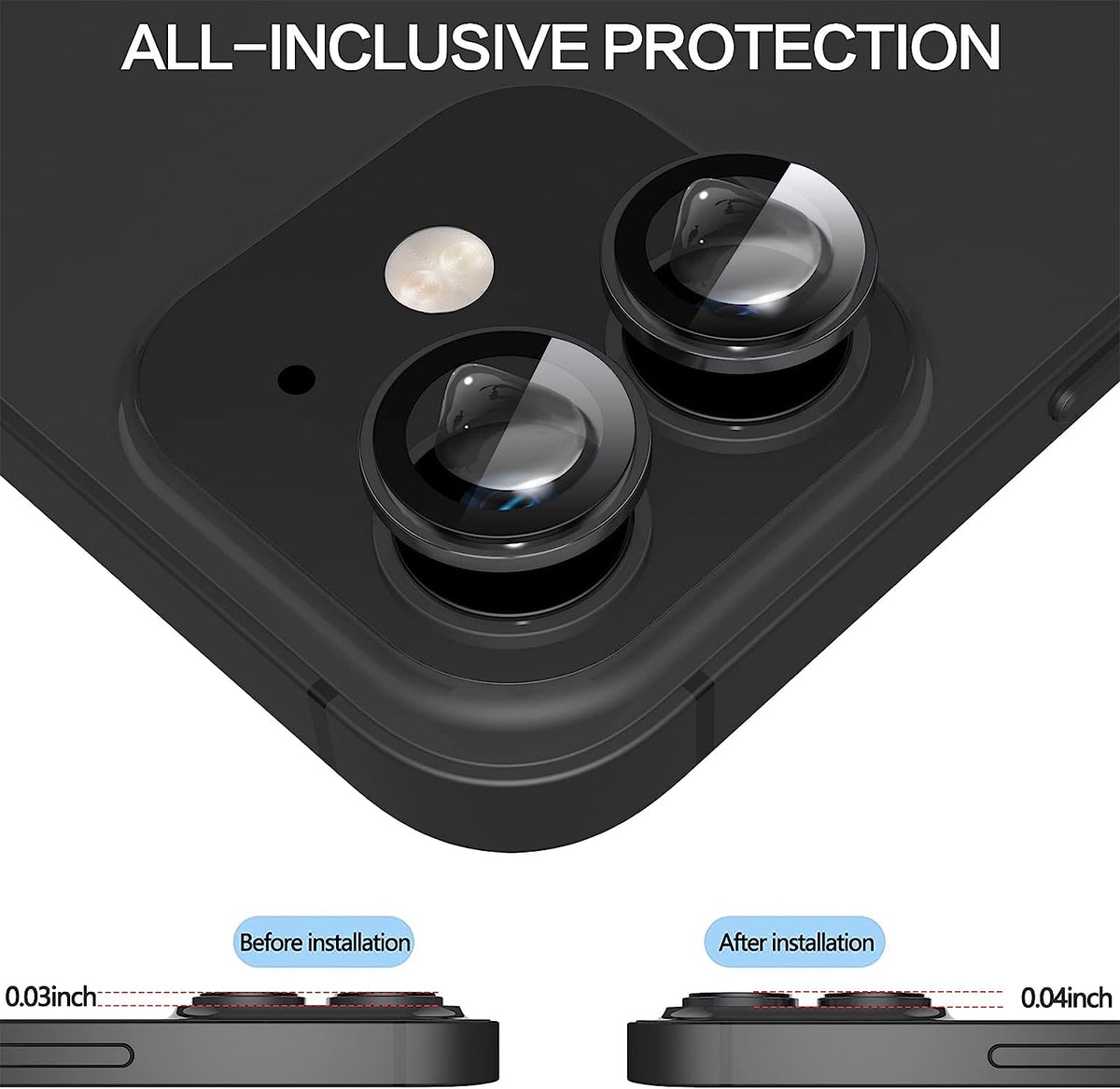 Apple iPhone 11 Lens Protector - 1 Stuk