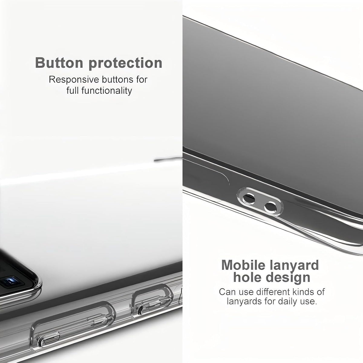 Oppo A6X 5G Hoesje - Transparant - Anti-Shock Back Cover