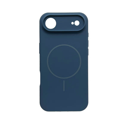 Apple iPhone Air Hoesje - Donker Blauw - Liquid Siliconen MagSafe Back Cover