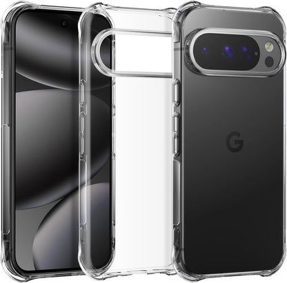 Google Pixel 10 Pro XL Case - Clear - Shockproof Back Cover