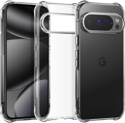 Google Pixel 10 Pro XL Hoesje - Transparant - Anti-Shock Back Cover