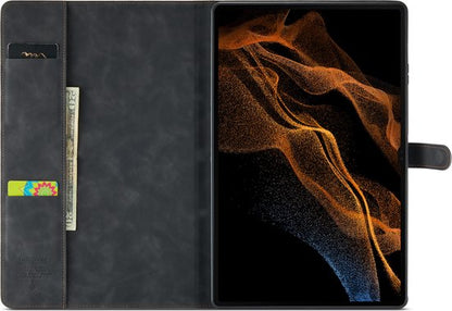 Samsung Galaxy Tab S8 Ultra Tablethoes - Charcoal Gray - Draaibare Bookcase