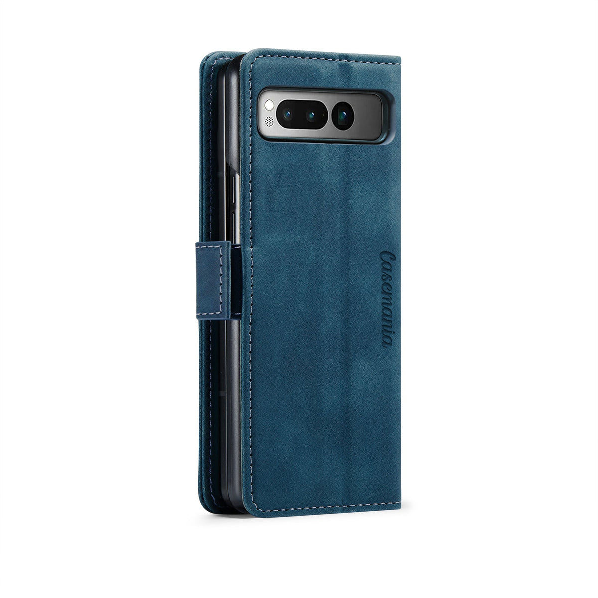 Google Pixel Fold Hoesje - Navy Blue - Bookcase