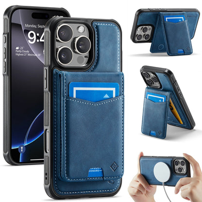 Apple iPhone 16 Pro Max Hülle - Navy Blue - MagSafe-Backcover mit Kartenfach
