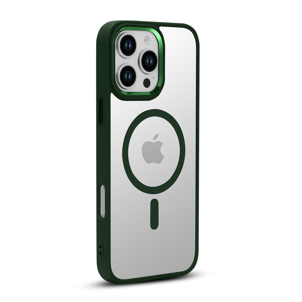 Apple iPhone 16 Pro Max Hoesje - Groen - Bumper MagSafe Back Cover