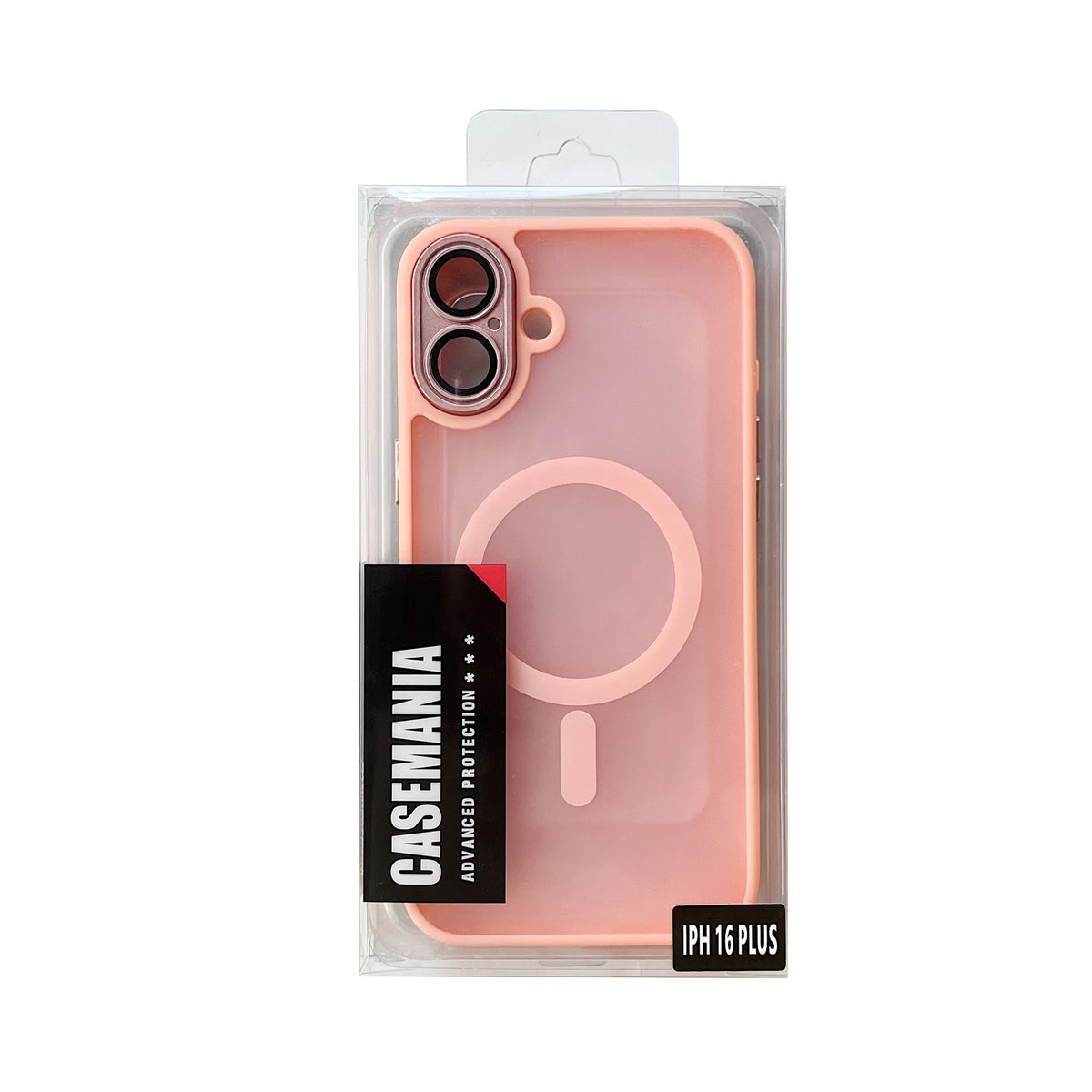 Apple iPhone 16 Plus Case - Pink - Matte Armour MagSafe Back Cover with Camera Protection