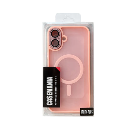 Apple iPhone 16 Plus Case - Pink - Matte Armour MagSafe Back Cover with Camera Protection
