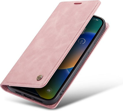 iPhone 14 Plus Hoesje - Pastel Lila - Dunne Bookcase