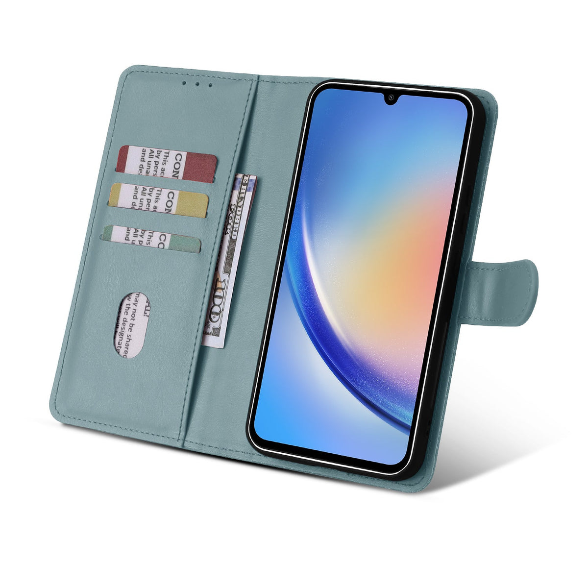 Samsung Galaxy A15 5G Hoesje - Blauw - 2 in 1 Bookcase