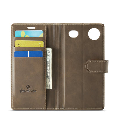 Apple iPhone Air Case - Mahogany Brown - Luxury 2-in-1 MagSafe Wallet Case
