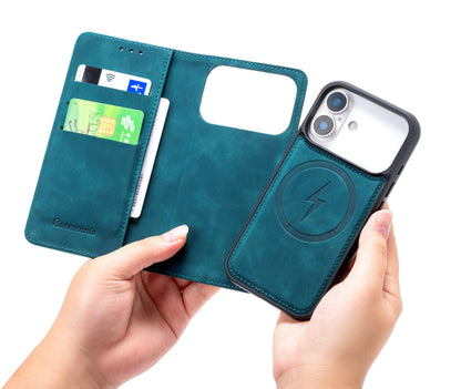 Apple iPhone 18 Pro Max Hoesje - Emerald Green - 2 in 1 MagSafe Bookcase