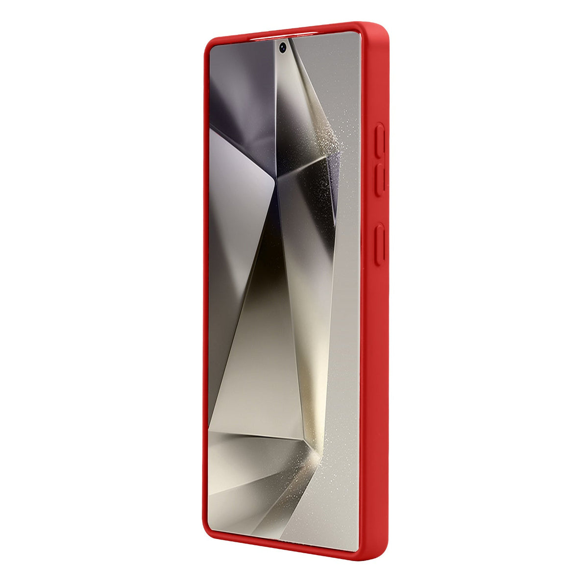 Samsung Galaxy S25 Ultra Hoesje - Rood - Liquid Siliconen MagSafe Back Cover