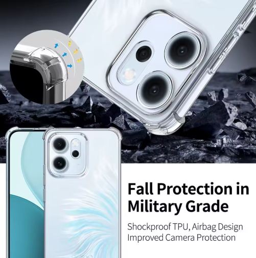 Coque Oppo Reno15 Pro 5G - Transparente - Étui arrière anti-chocs