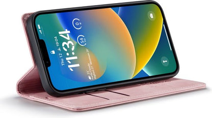 Apple iPhone 14 Hoesje - Pale Pink - Dunne Bookcase