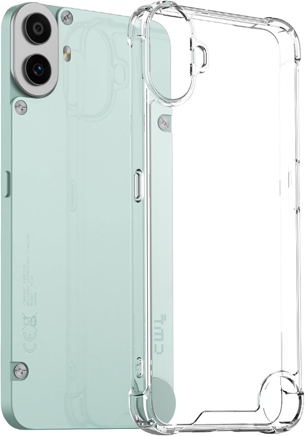 CMF Phone 1 Hoesje - Transparant - Anti-Shock Back Cover