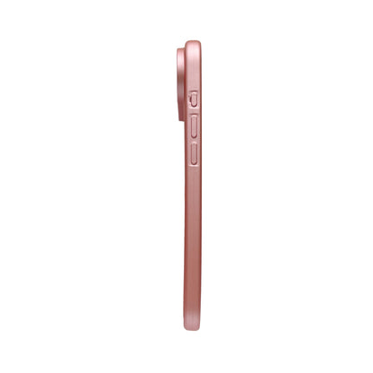 Apple iPhone Air Hülle - Metallic Pink - Matte Silikon MagSafe Backcover