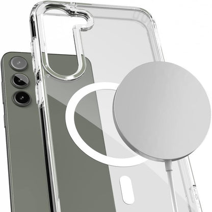 Samsung Galaxy S23 Hoesje - Transparant - Anti-Shock MagSafe Back Cover