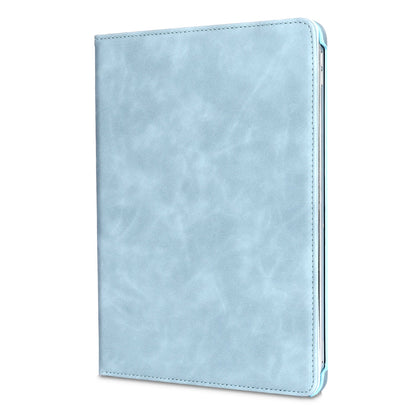 iPad A16 Tablet Case - Aqua Blue - Rotating Folio Case