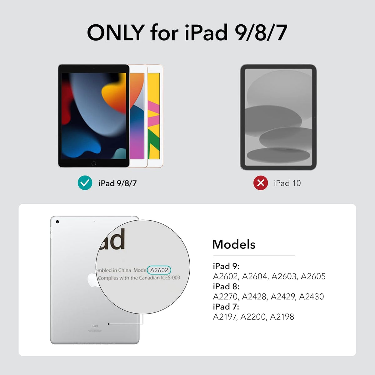 Apple iPad 7 10.2 (2019) Tablethoes - Sky Blue - Draaibare Bookcase