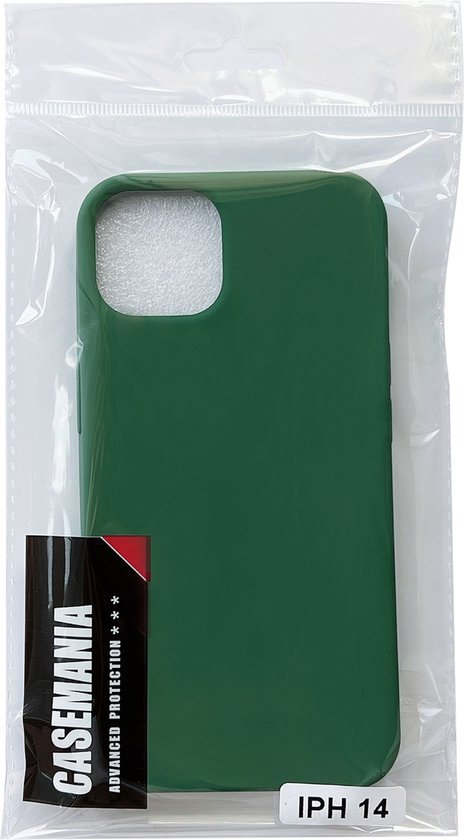 Apple iPhone 14 Case - Dark Green - Silicone Back Cover